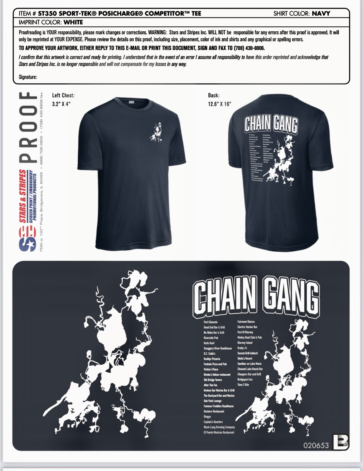 Chain Gang Competitor TEE