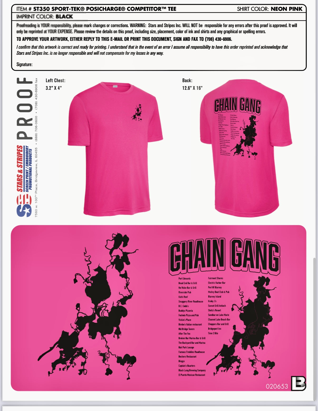 Chain Gang Competitor TEE