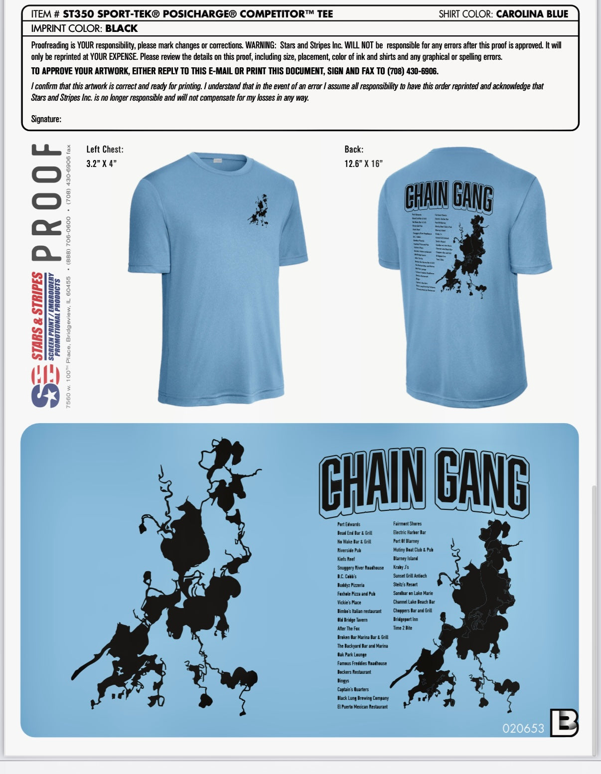 Chain Gang Competitor TEE